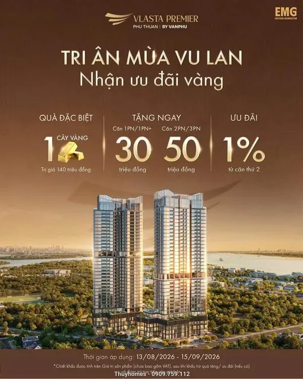 Vlasta Premier Phú Thuận Quận 7: Thông tin dự án 2026