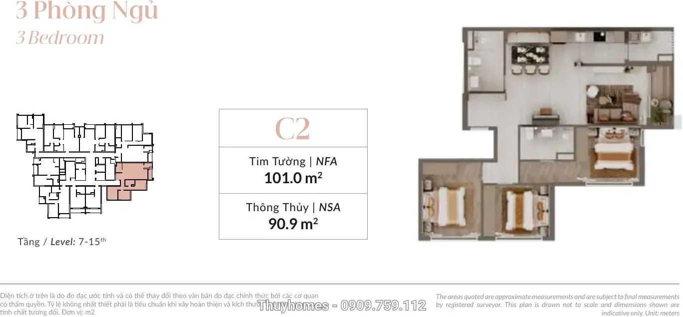 Mặt bằng C2 - The Westique Residences