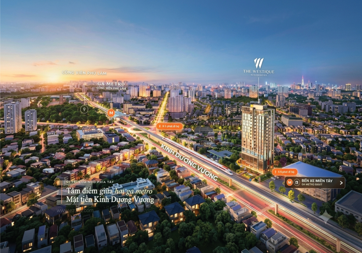 Vị trí dự án (nguồn: the-westique.com)