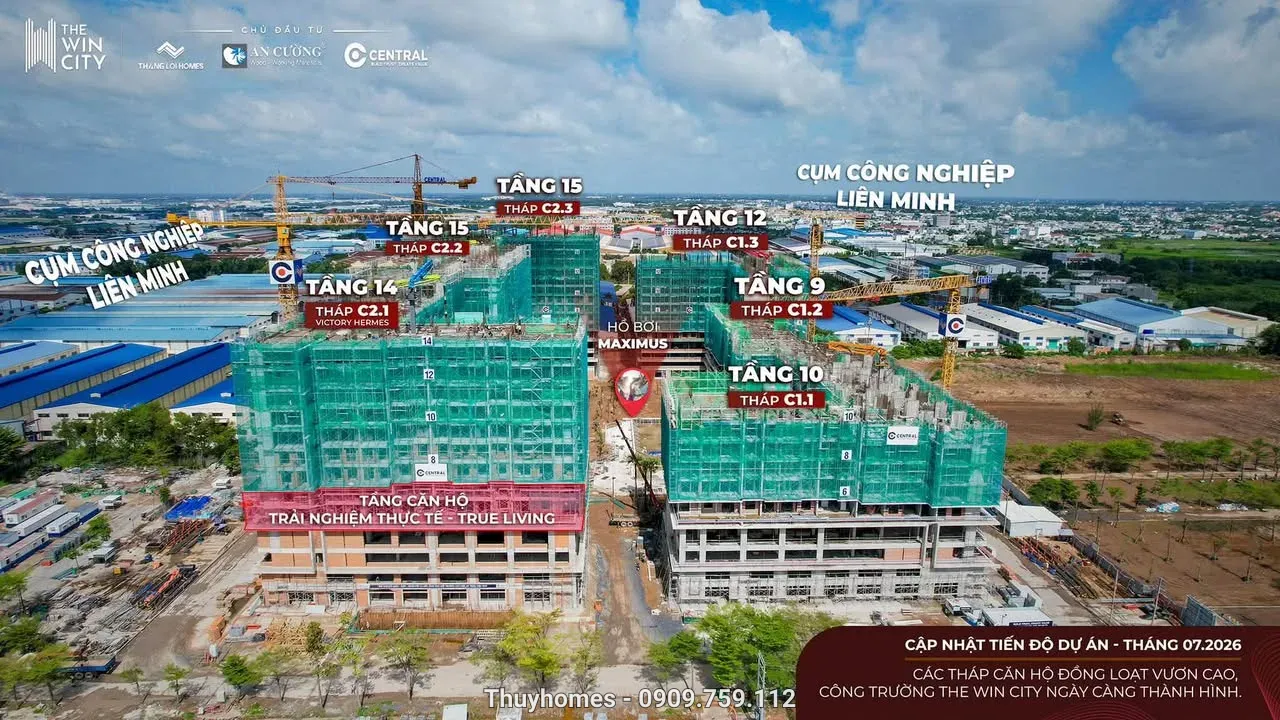 Giá The Win City tháng 8/2026: Bảng giá theo loại căn