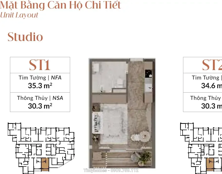 Studio và 1PN The Westique Residences: Có phù hợp với người độc thân và cặp đôi trẻ?