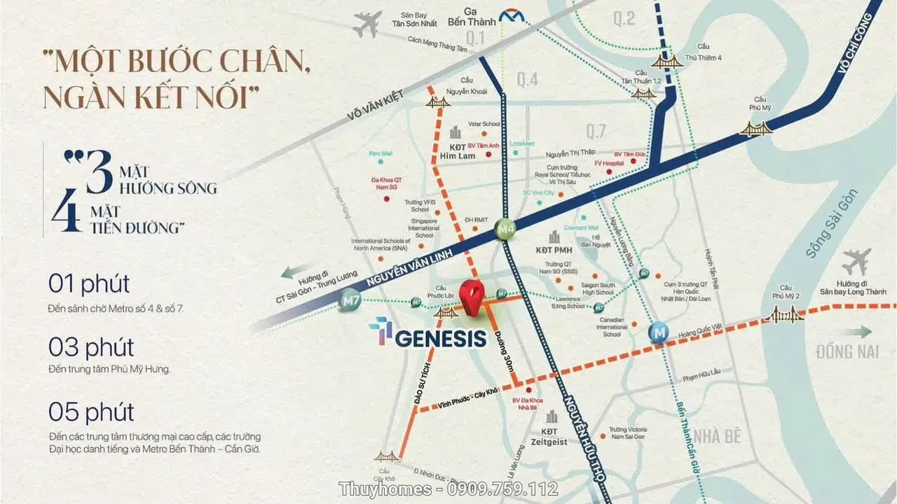 Phối cảnh TT Genesis Nam Sài Gòn cập nhật ngày 16/09/2026