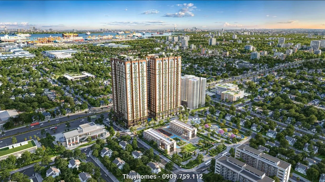 Phối cảnh tổng thể Maison Grand Phú Mỹ
