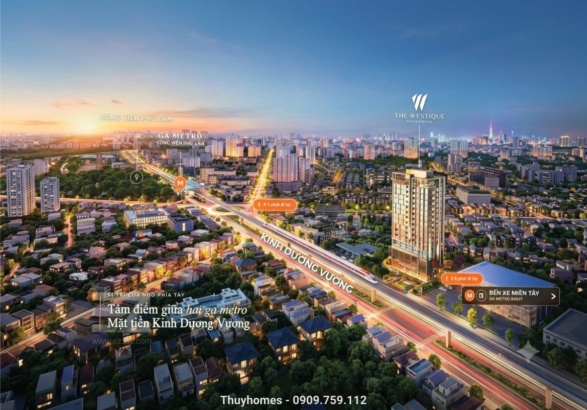 Vị trí The Westique Residences